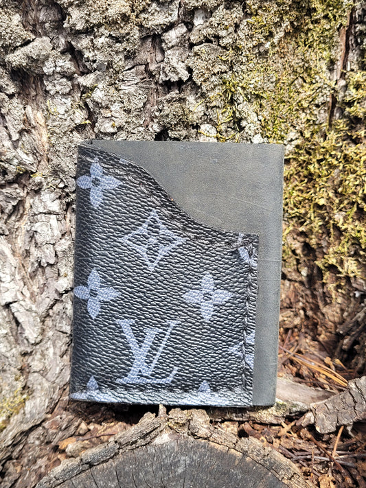 Upcycled Minimalist Wallet OG Black & Grey