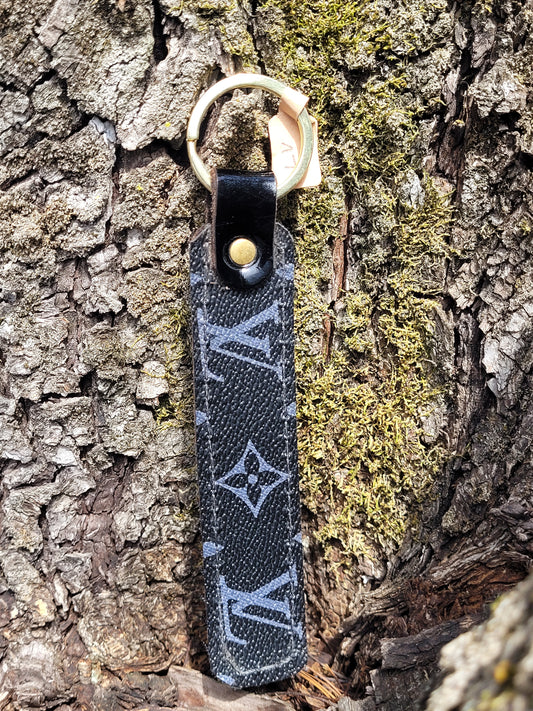 Upcycled OG Black & Grey Keychain