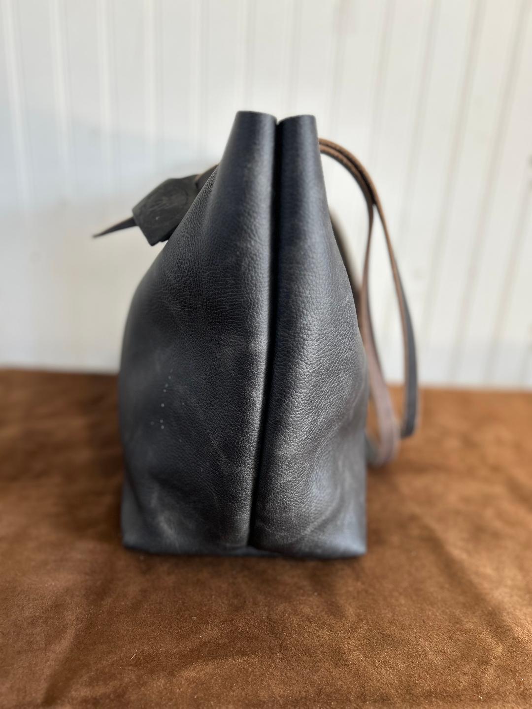 Oversize Tote Distressed Nashville Black