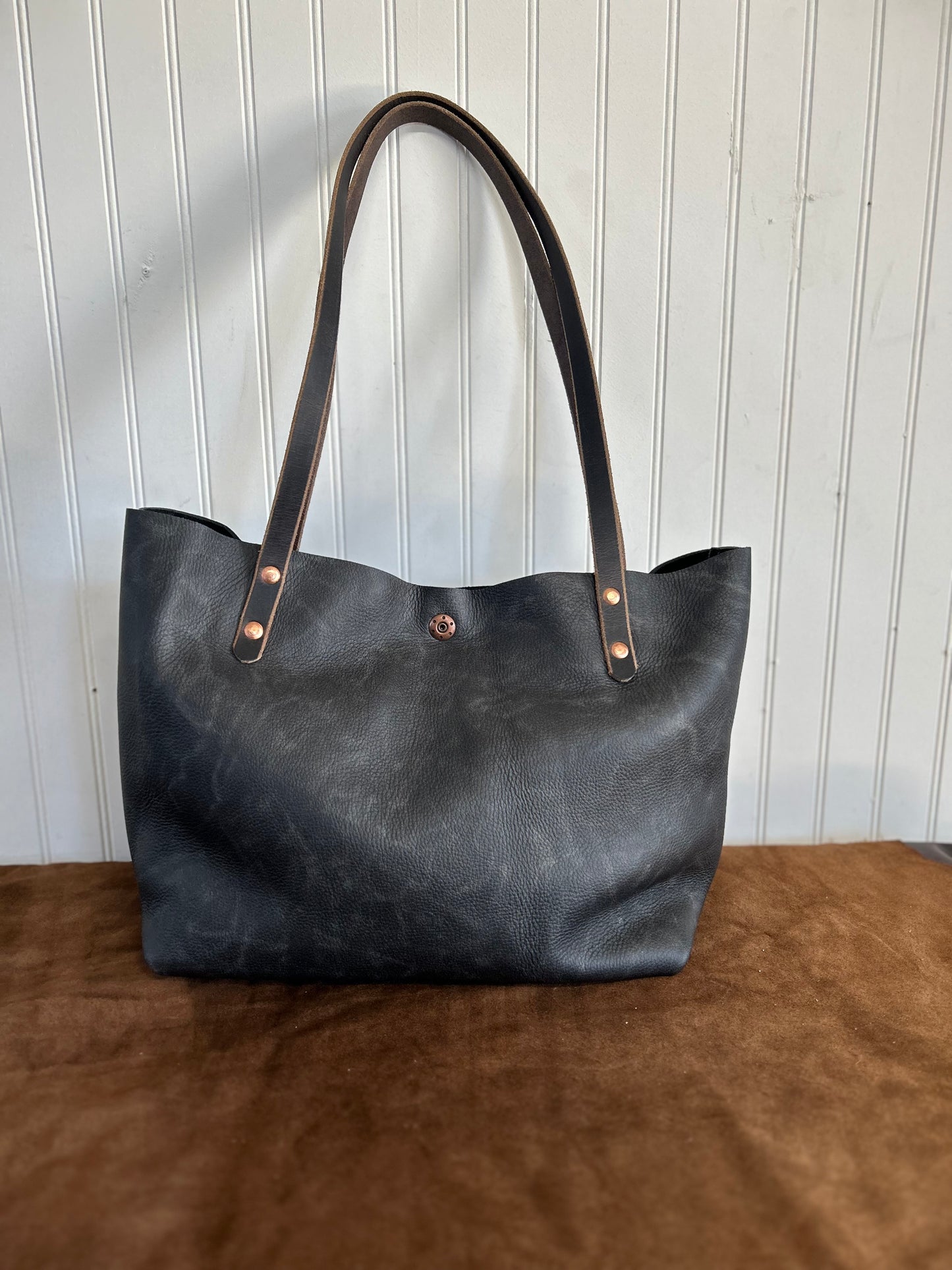 Oversize Tote Distressed Nashville Black