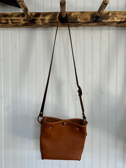 Small Cross Body Oil Tanned Bag