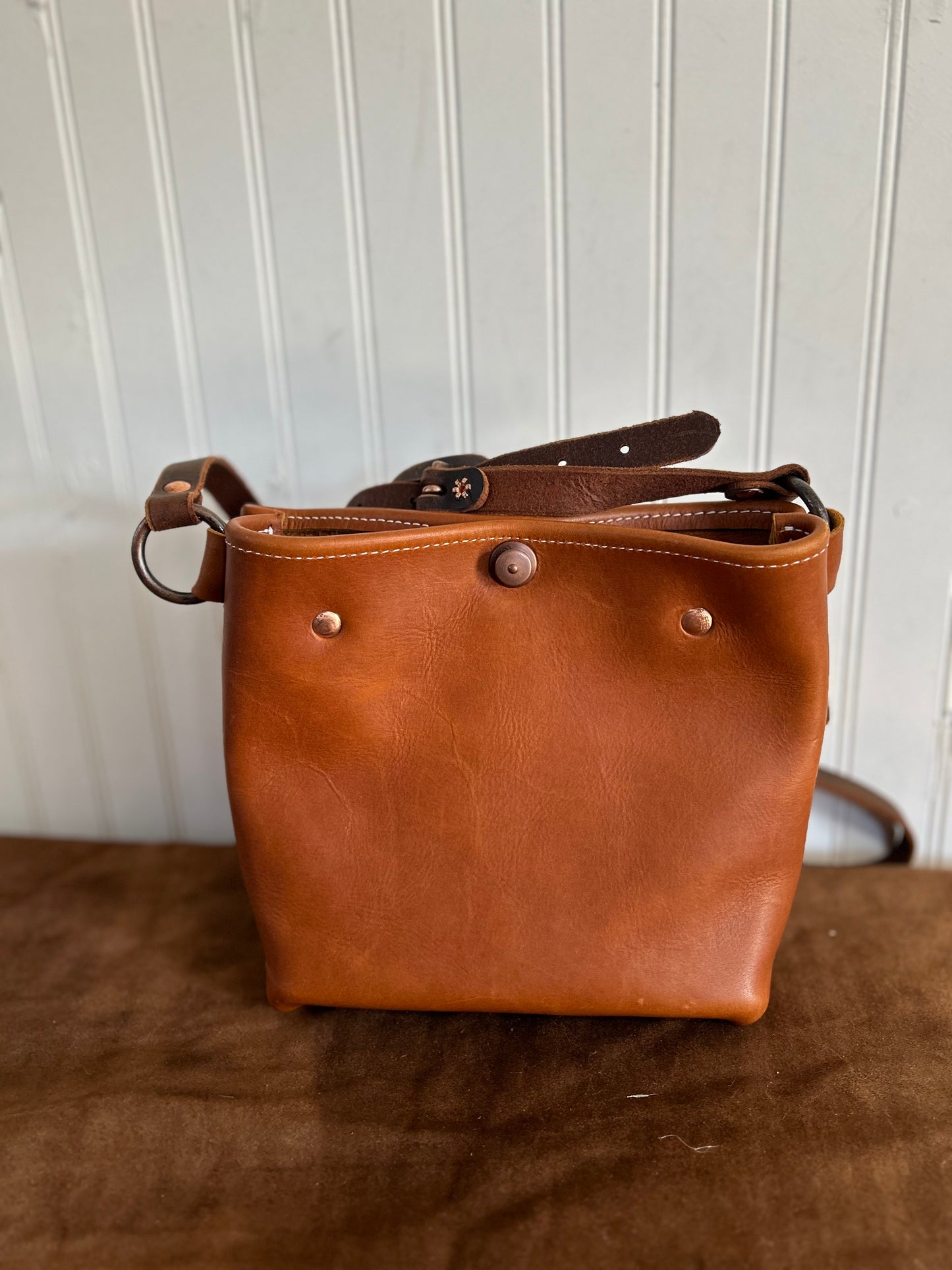 Small Cross Body Oil Tanned Bag