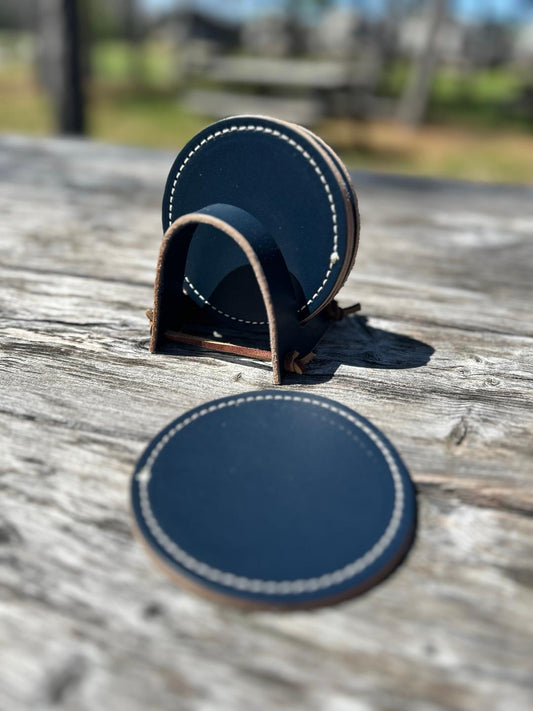 Set of 4 Navy Coasters