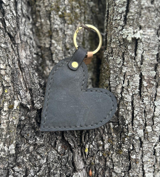 Upcycled Ghost LV Heart
