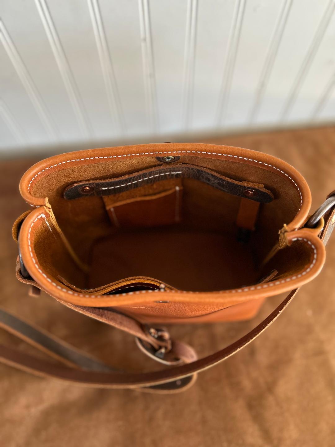 Small Cross Body Oil Tanned Bag