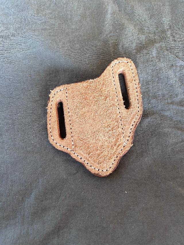 Small - Rough Out White Stitch