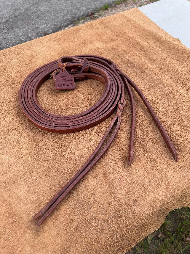 8'x5/8" Reins with popper on the end