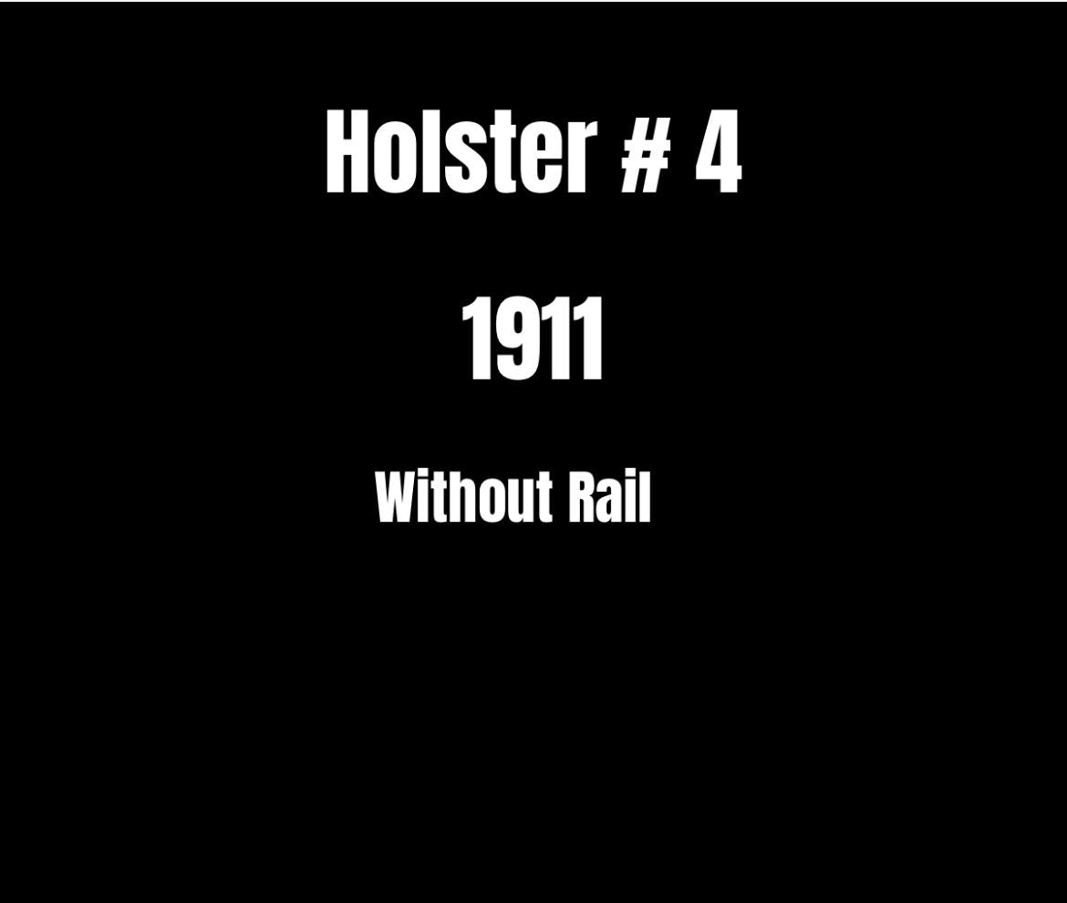 Holster #4 Lefthand