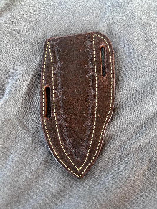 Long Right Hand - Barbwire White Stitch