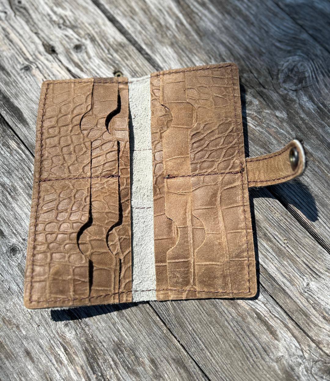 Upcycled OG Brown Hair-on Wallet