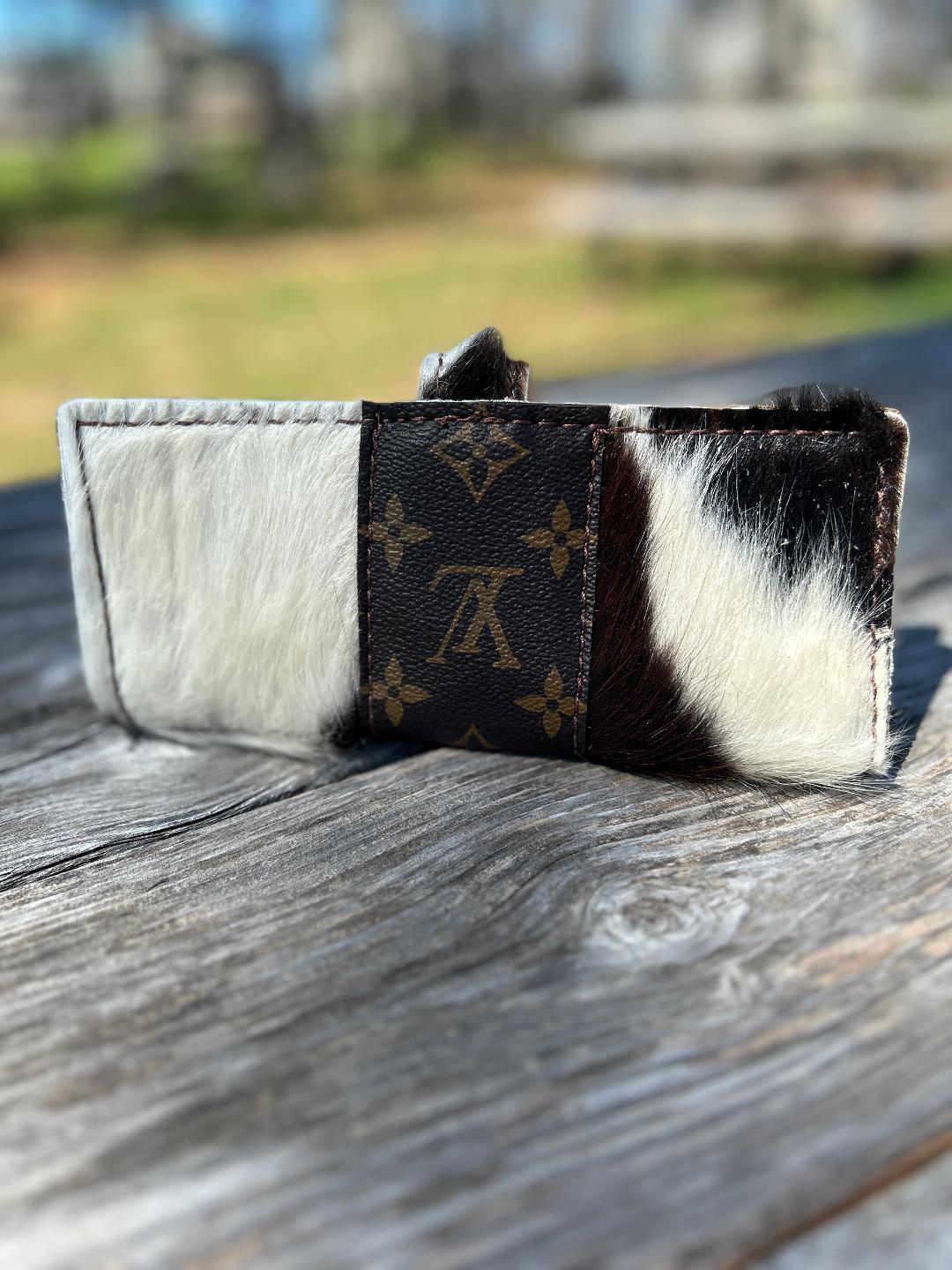 Upcycled OG Brown Hair-on Wallet